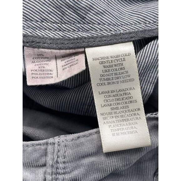 CONVERSE John Varvatos Mens SIZE 30 Gray Corduroy Chuckin Slim Straight PANTS - Picture 6 of 6